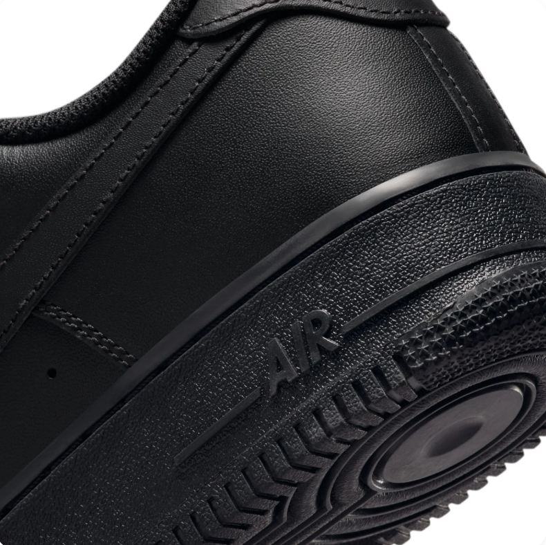 Nike Air Force 1 All-Black Low-Top Sneakers