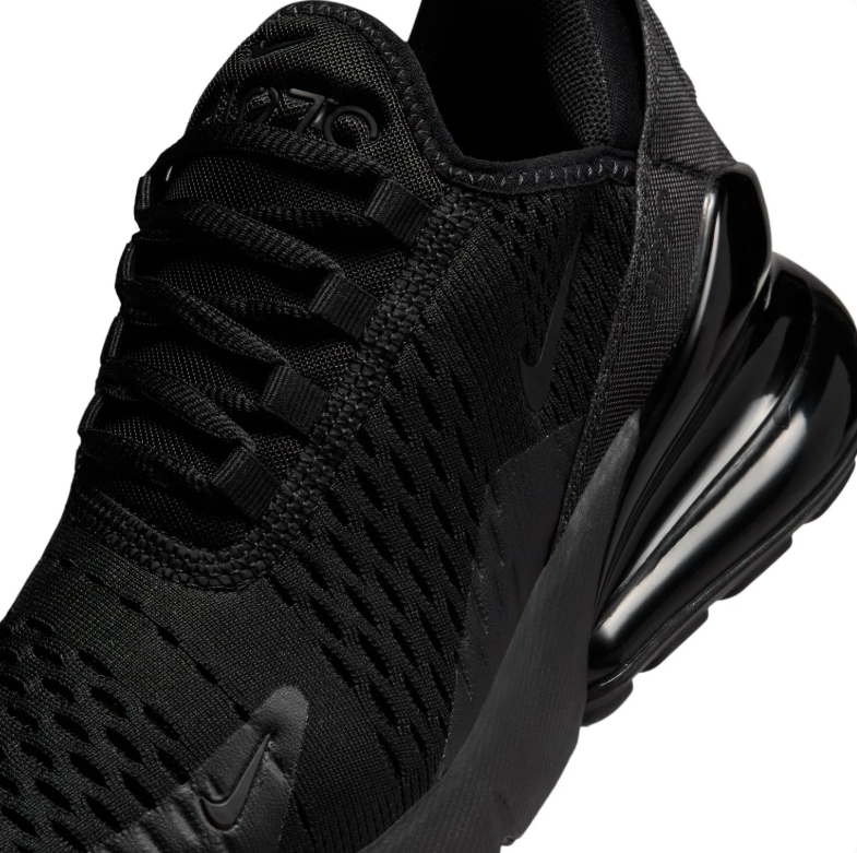 Nike Air Max 270 All-Black Low-Top Sneakers