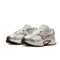 Nike Cream and Metallic Silver Mesh Sneakers with Brown Accents
