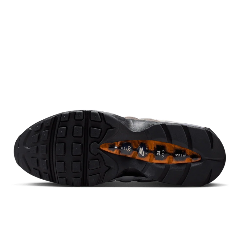 Nike Air Max 95 Sneakers – Gray and Black with Multicolor Accents