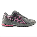 New Balance 1906R Sneakers – Gray and Black with Pink Accents