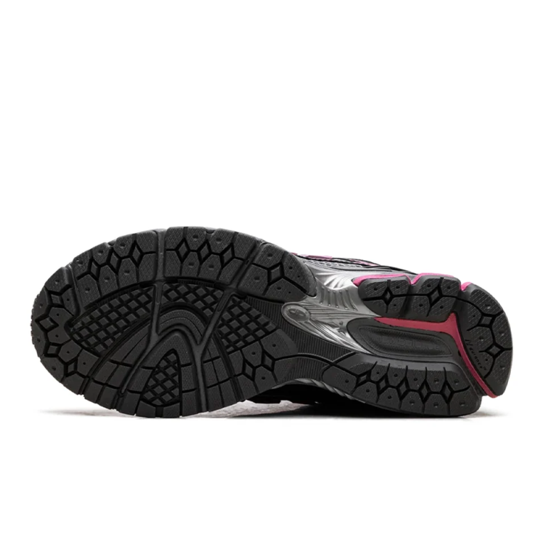 New Balance 1906R Sneakers – Gray and Black with Pink Accents